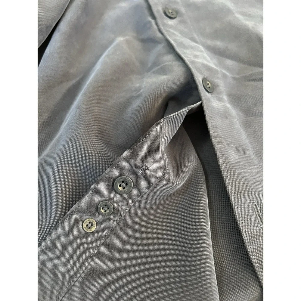 Vintage The North Face TekWare Men 2XL Roll Tab Sleeve Button Down Shirt Outdoor
